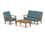 Prairie 3-Piece Deep Seating Set with Loveseat