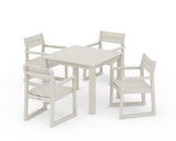 EDGE Sling Arm Chair 5-Piece Parsons Dining Set