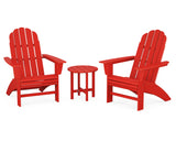 Vineyard 3-Piece Curveback Adirondack Set