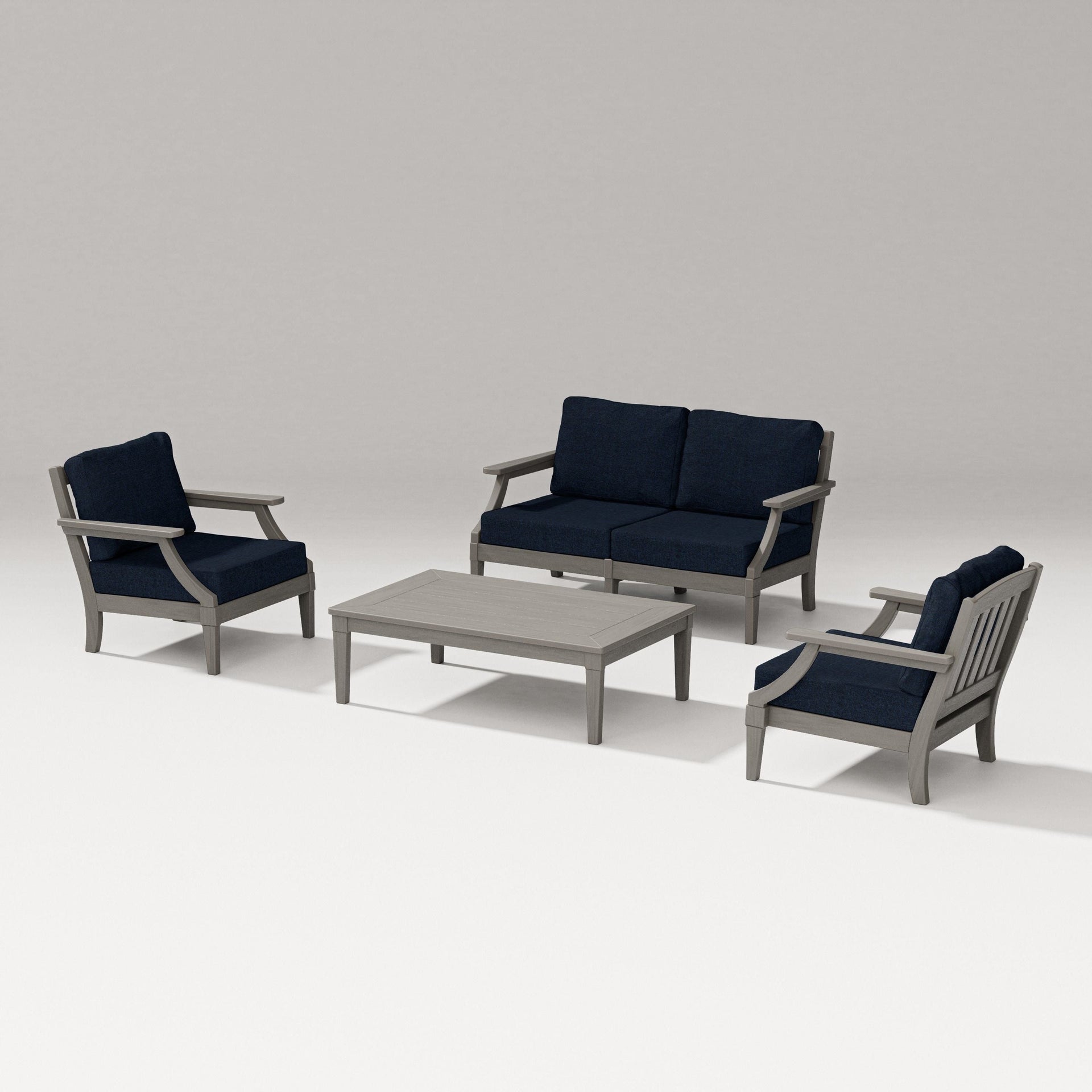 Estate Lounge 4-Piece Loveseat Set