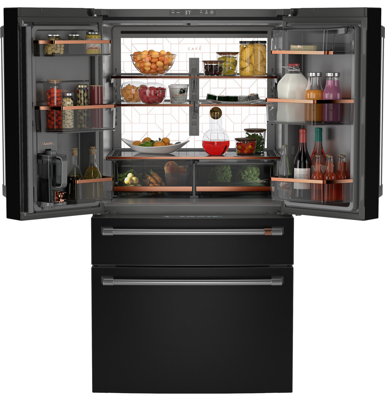 CAFÉ™ ENERGY STAR® 23.2 Cu. Ft. Smart Counter-Depth 4-Door French-Door Refrigerator With Dual-Dispense AutoFill Pitcher