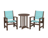 Coastal 3-Piece Round Bistro Dining Set