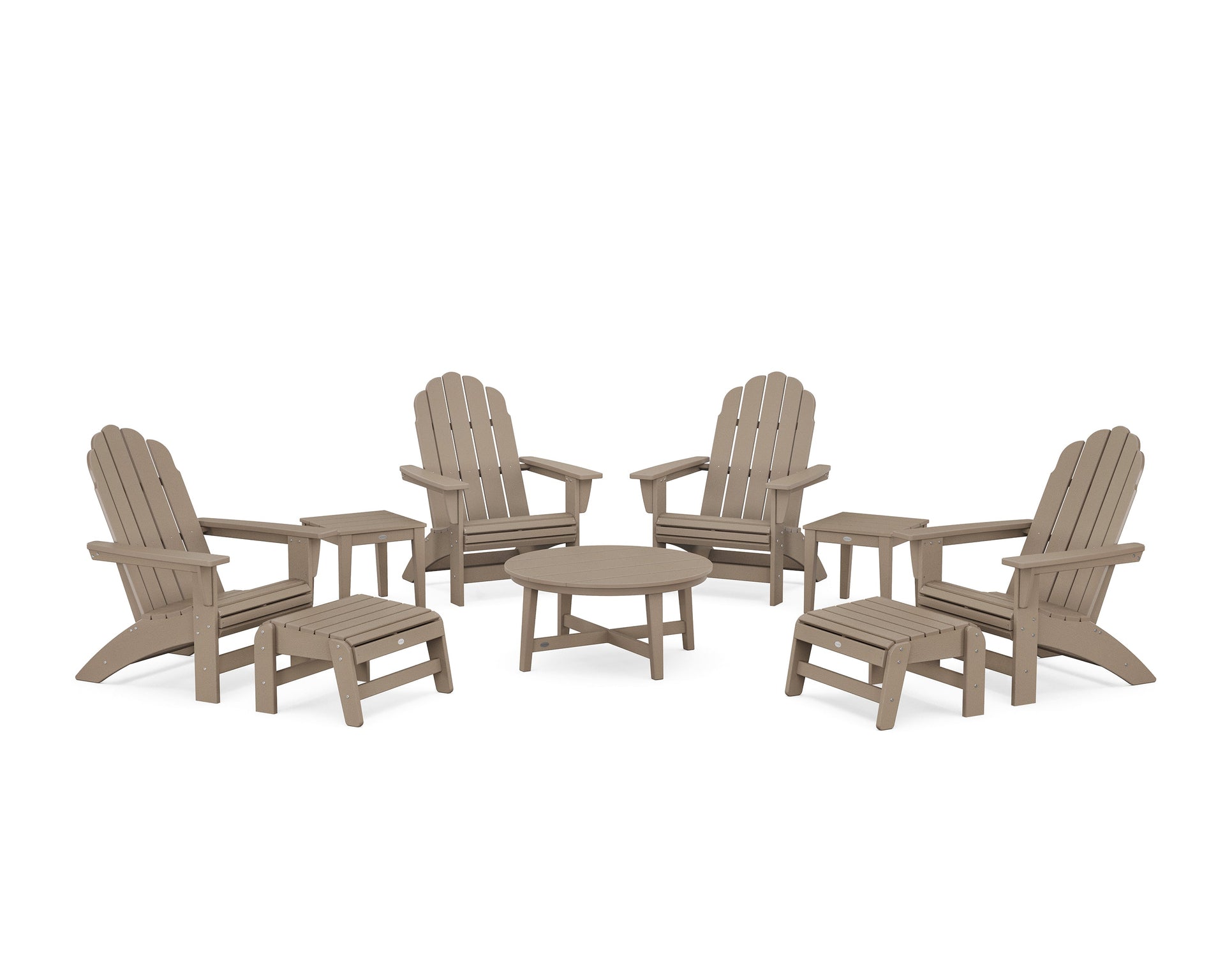 Vineyard Grand Adirondack 9-Piece Conversation Set