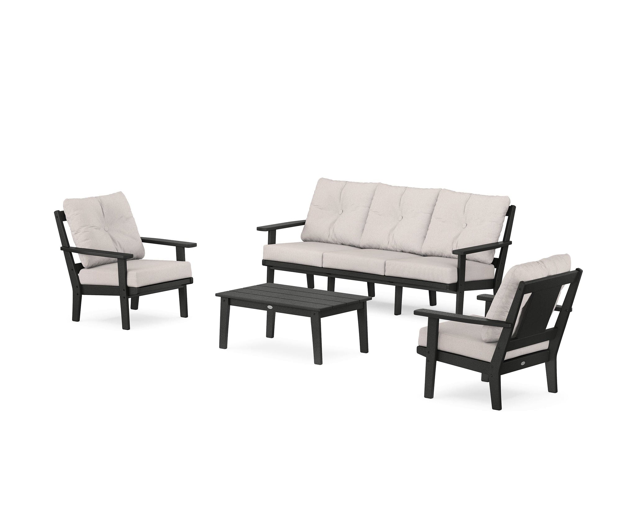Prairie 4-Piece Deep Seating Set with Sofa
