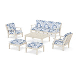 Chinoiserie 6-Piece Lounge Sofa Set