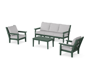 Chippendale 4-Piece Deep Seating Set with Sofa