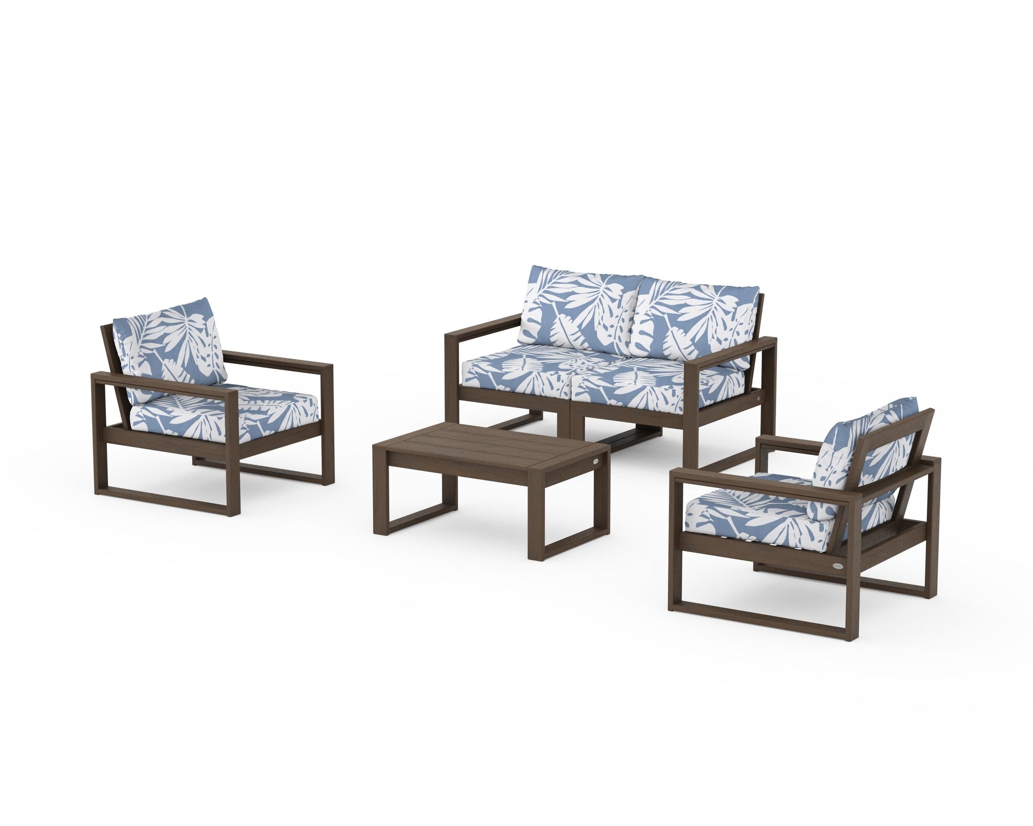 EDGE Sectional 4-Piece Deep Seating Set with Loveseat