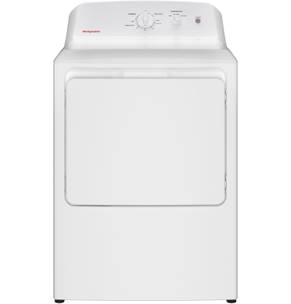 Hotpoint® 6.2 cu. ft. Capacity  Electric Dryer with Up To 120 ft. Venting and Shallow Depth