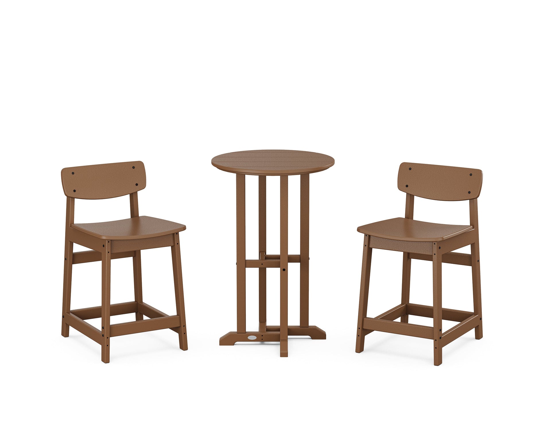 Modern Studio Urban Lowback 3-Piece Bistro Counter Set
