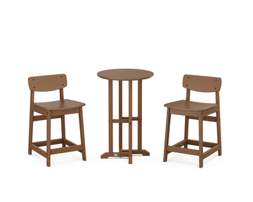 Modern Studio Urban Lowback 3-Piece Bistro Counter Set