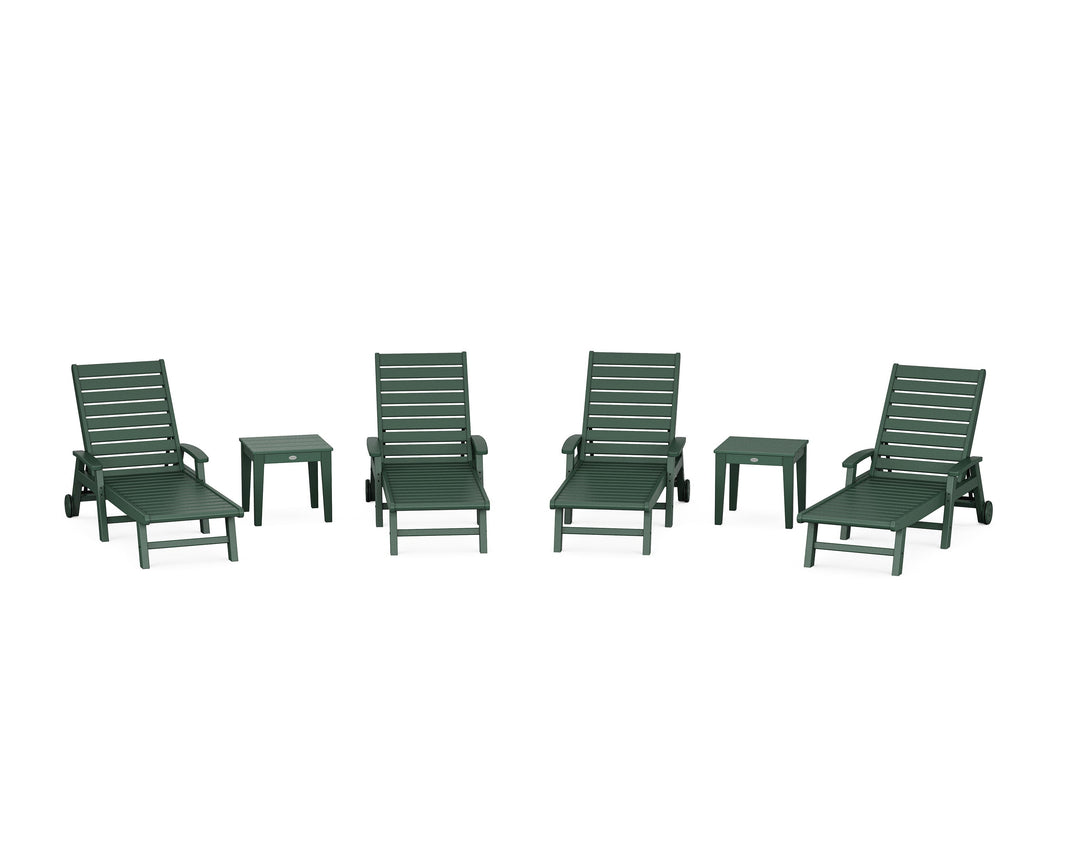 Signature Chaise 6-Piece Set with Wheels