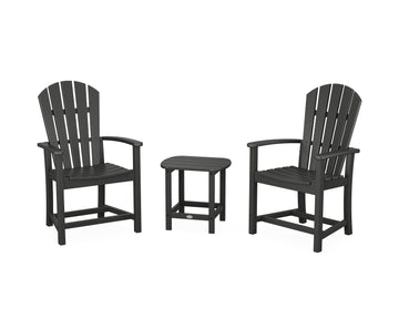 Palm Coast 3-Piece Upright Adirondack Chair Set