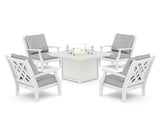 Wovendale 5-Piece Deep Seating Set with Fire Pit Table