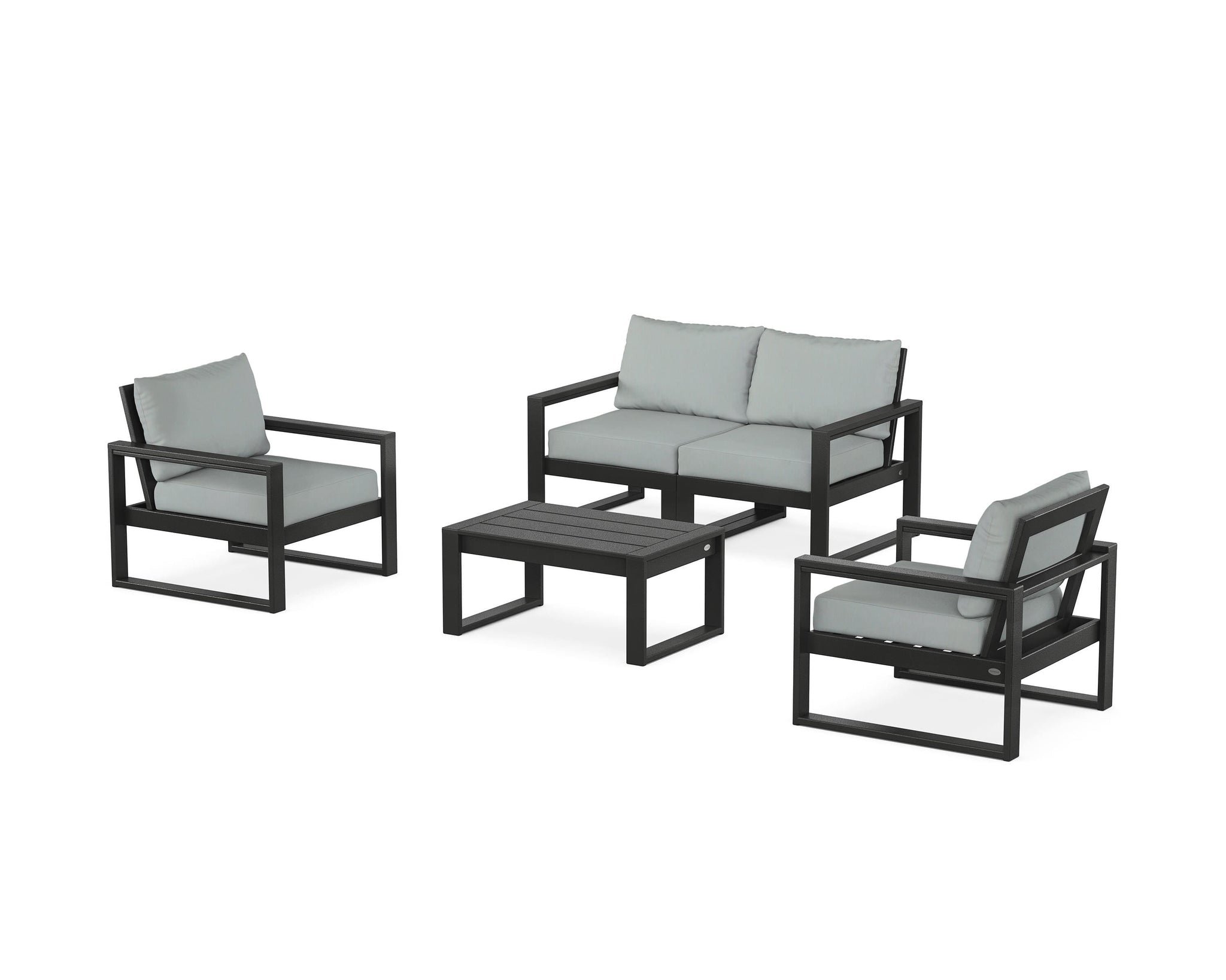 EDGE Sectional 4-Piece Deep Seating Set with Loveseat