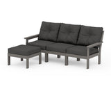 Vineyard 4-Piece Sectional with Ottoman