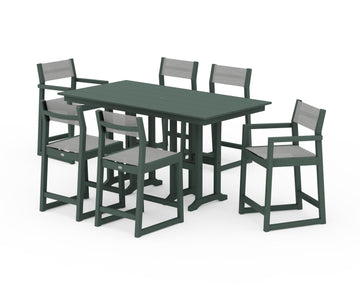 EDGE Sling 7-Piece Farmhouse Counter Set