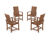 Modern 4-Piece Upright Adirondack Conversation Set