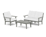 Prairie 3-Piece Deep Seating Set with Loveseat