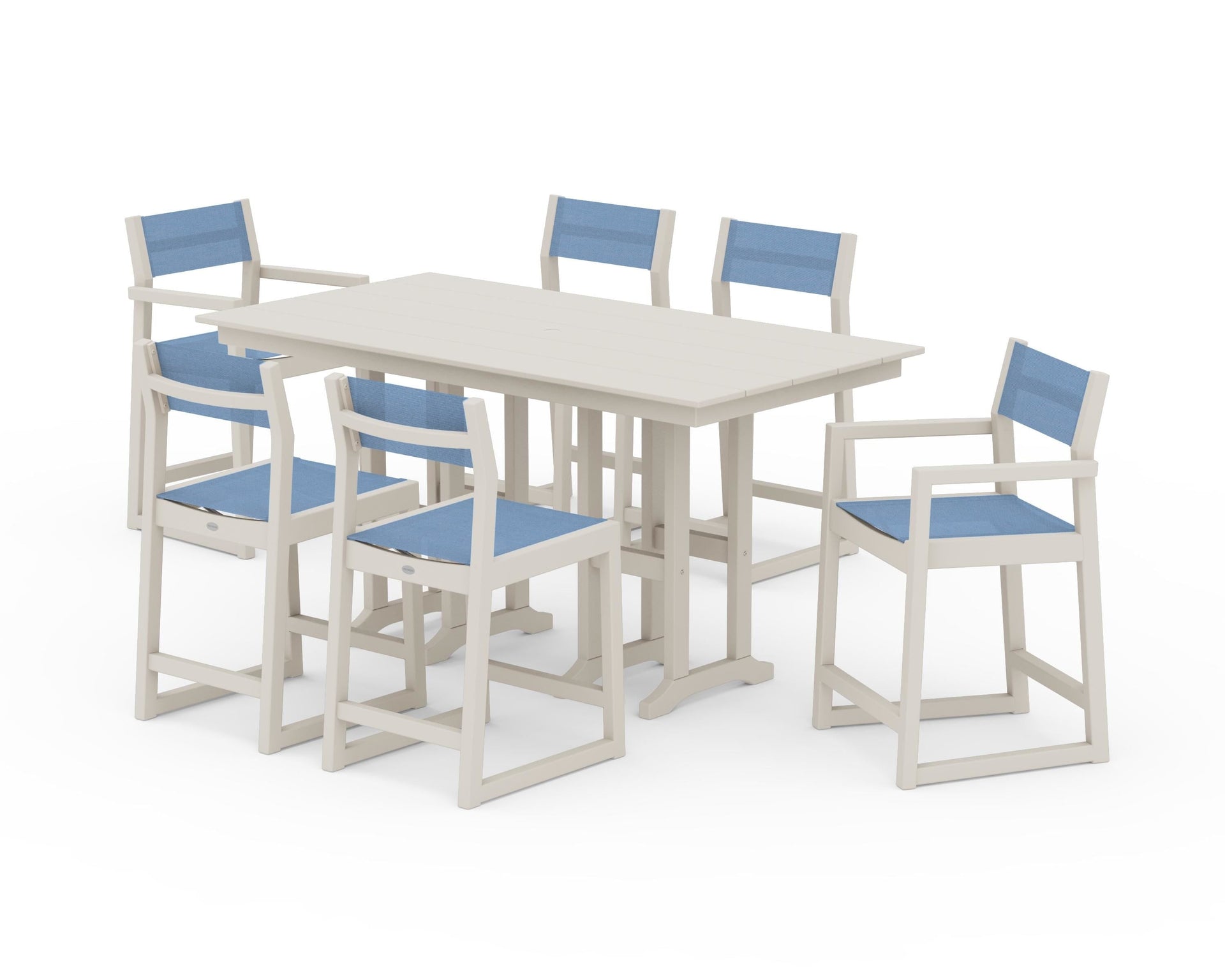 EDGE Sling 7-Piece Farmhouse Counter Set