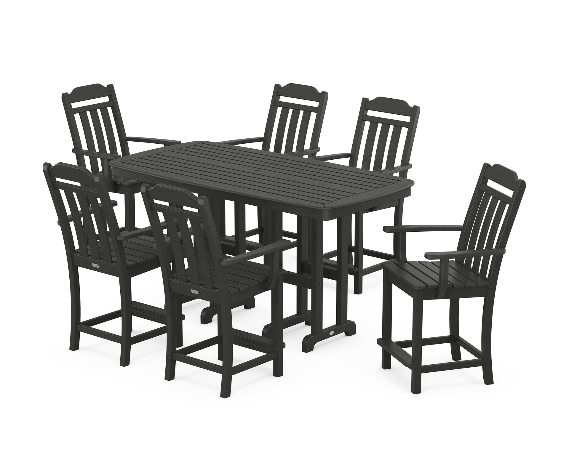 Cottage Arm Chair 7-Piece Counter Set