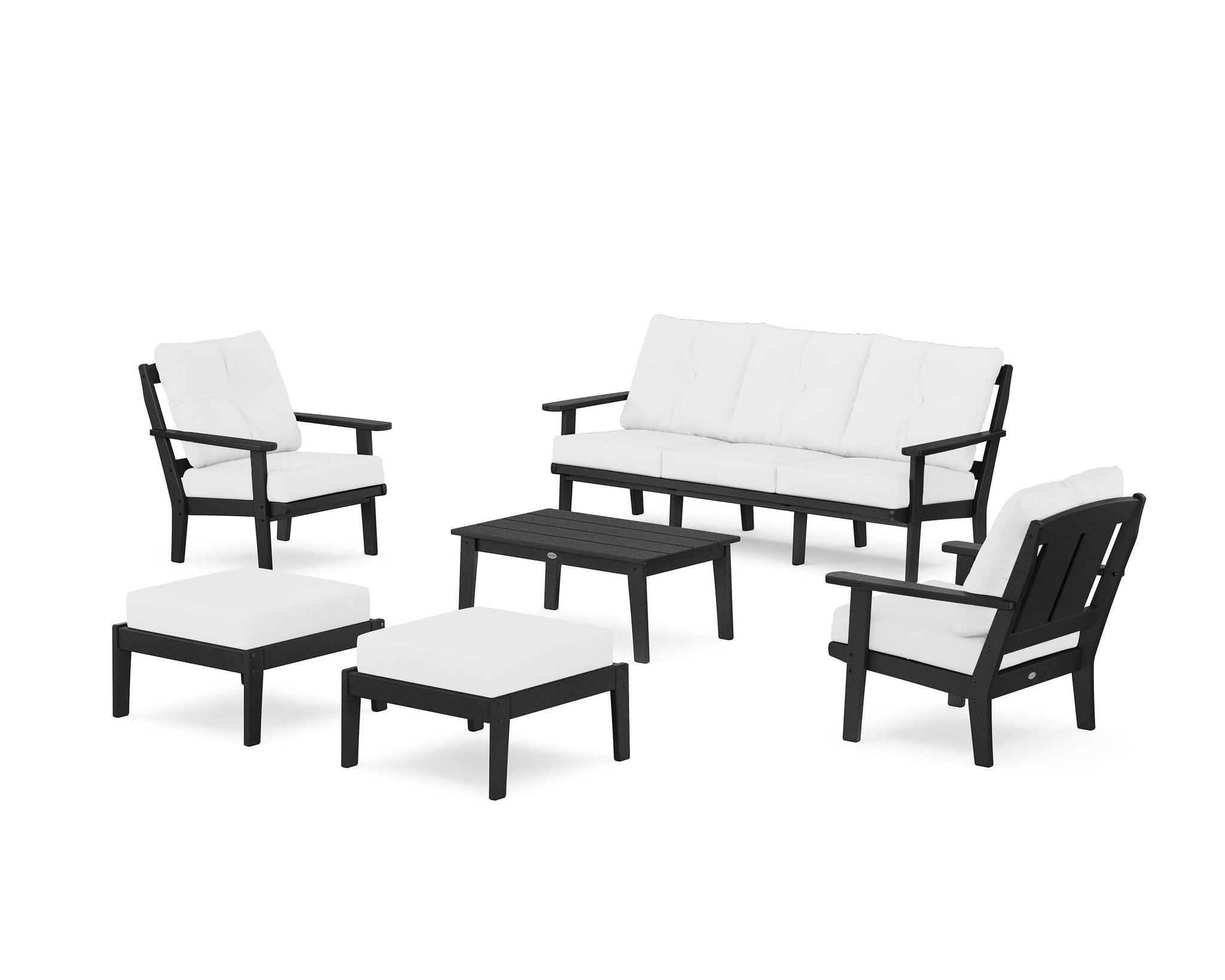 Mission 6-Piece Lounge Sofa Set