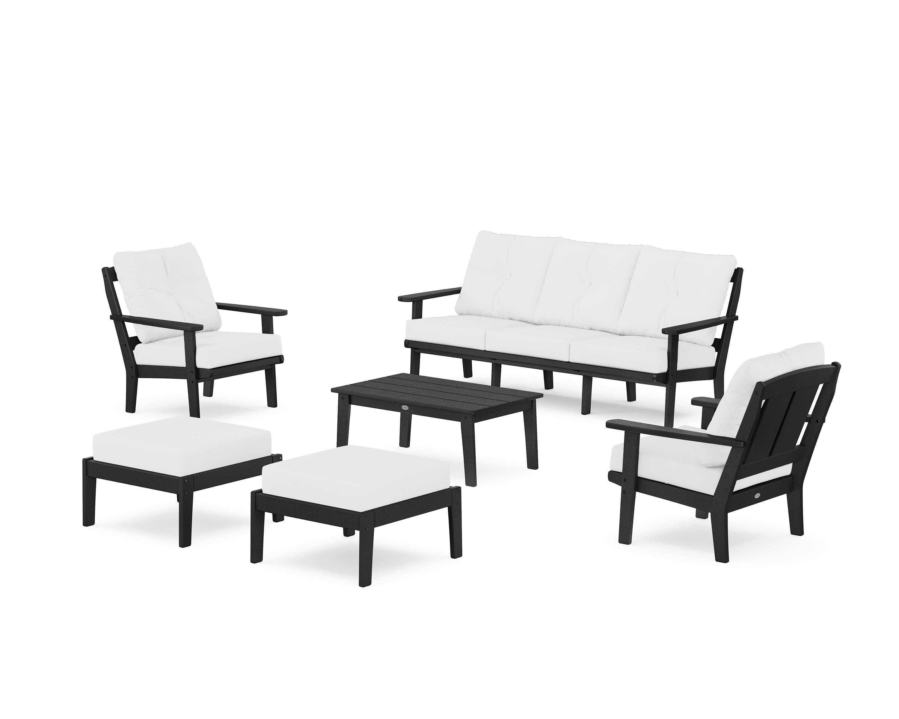 Mission 6-Piece Lounge Sofa Set