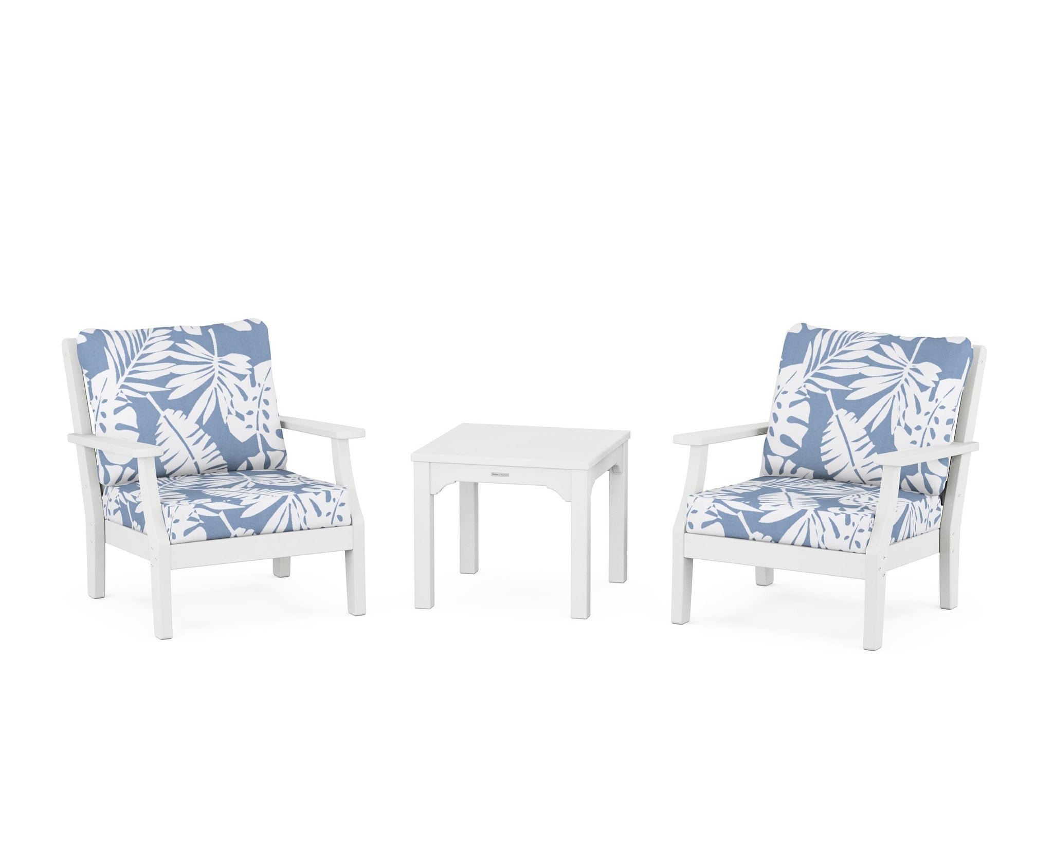 Chinoiserie 3-Piece Deep Seating Set