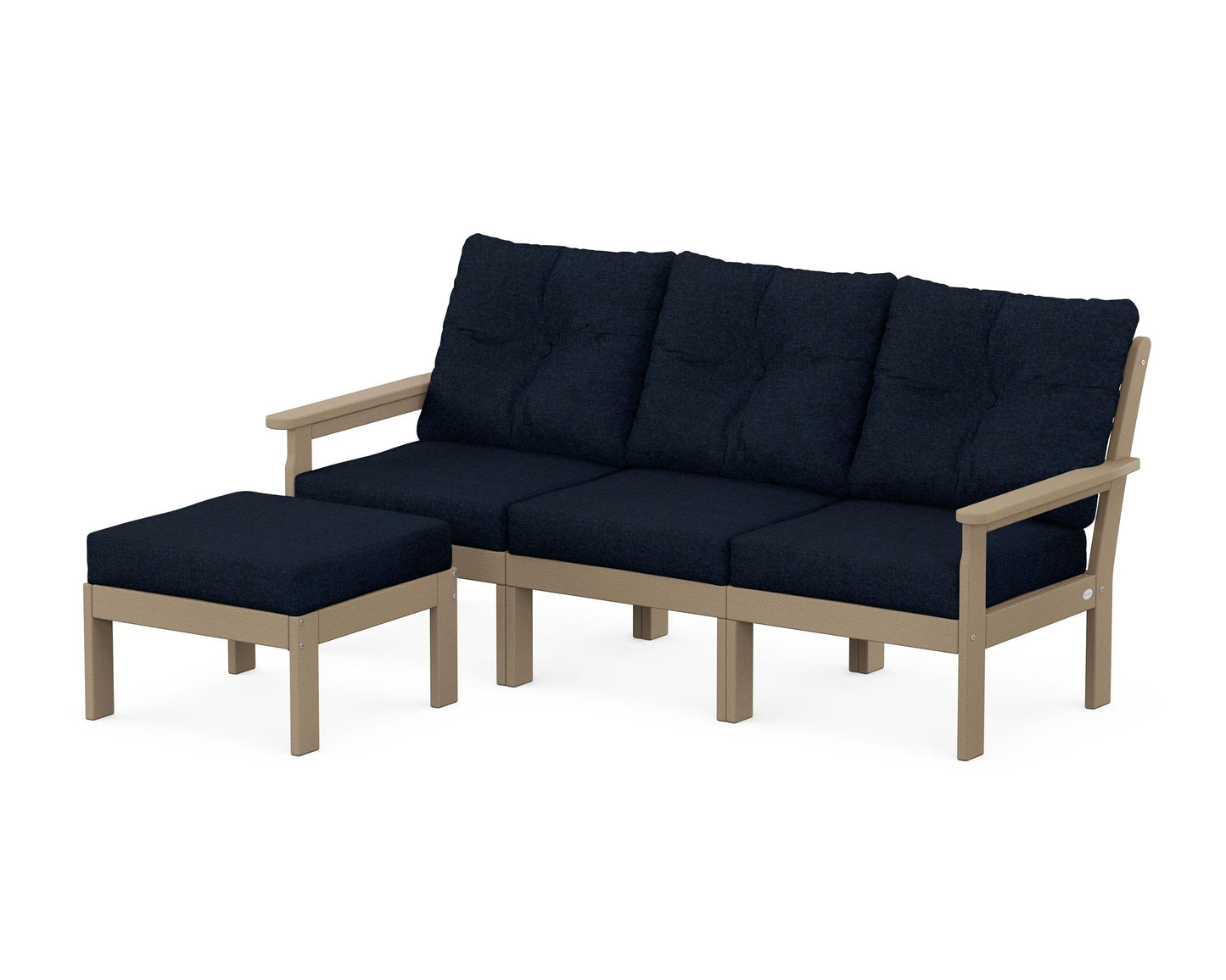 Vineyard 4-Piece Sectional with Ottoman