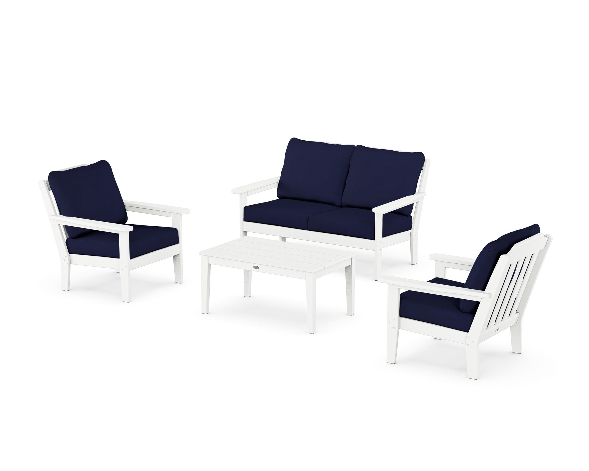 Cottage 4-Piece Deep Seating Set with Loveseat