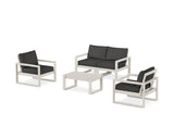 EDGE Sectional 4-Piece Deep Seating Set with Loveseat
