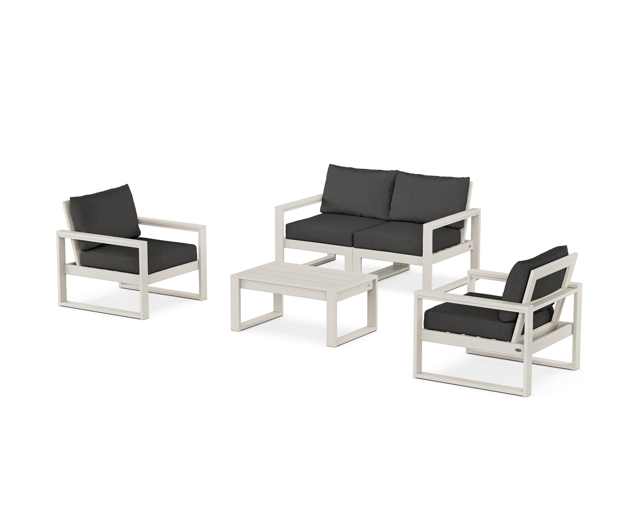 EDGE Sectional 4-Piece Deep Seating Set with Loveseat