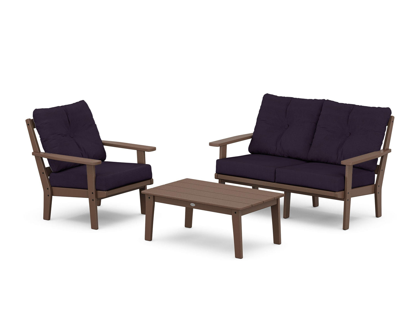 Prairie 3-Piece Deep Seating Set with Loveseat