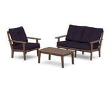 Prairie 3-Piece Deep Seating Set with Loveseat