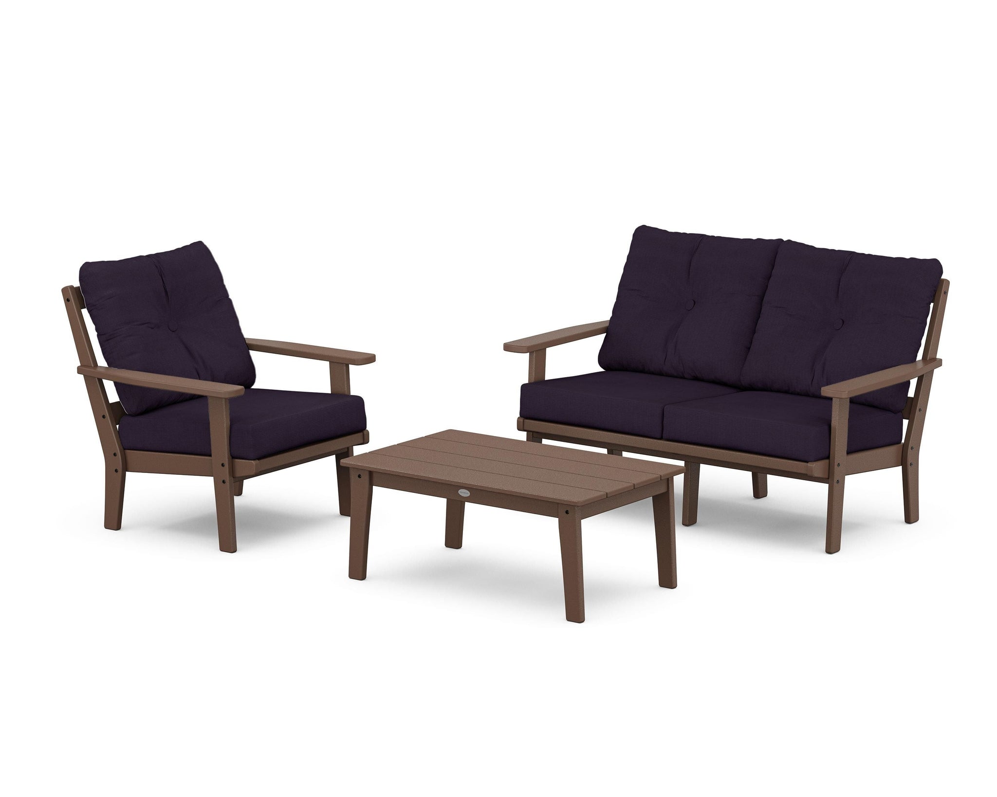 Prairie 3-Piece Deep Seating Set with Loveseat