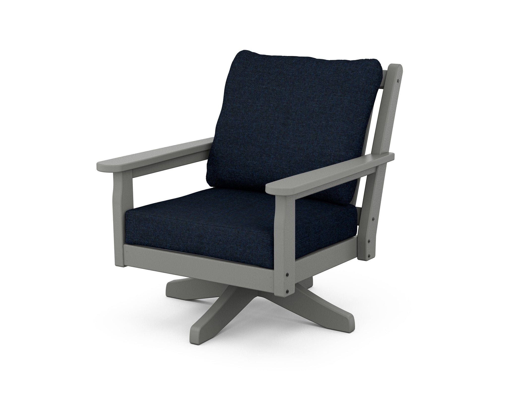 Chippendale Deep Seating Swivel Chair