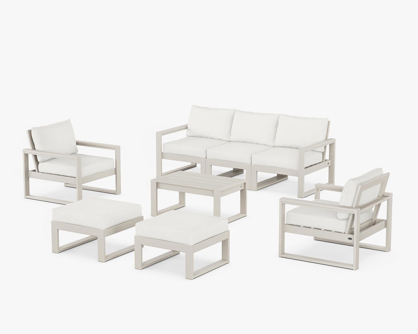 EDGE Sectional 8-Piece Lounge Sofa Set