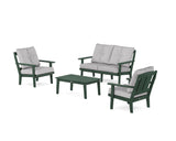 Mission 4-Piece Deep Seating Set with Loveseat