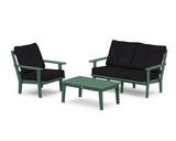 Prairie 3-Piece Deep Seating Set with Loveseat