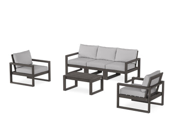 EDGE Sectional 4-Piece Deep Seating Set with Sofa
