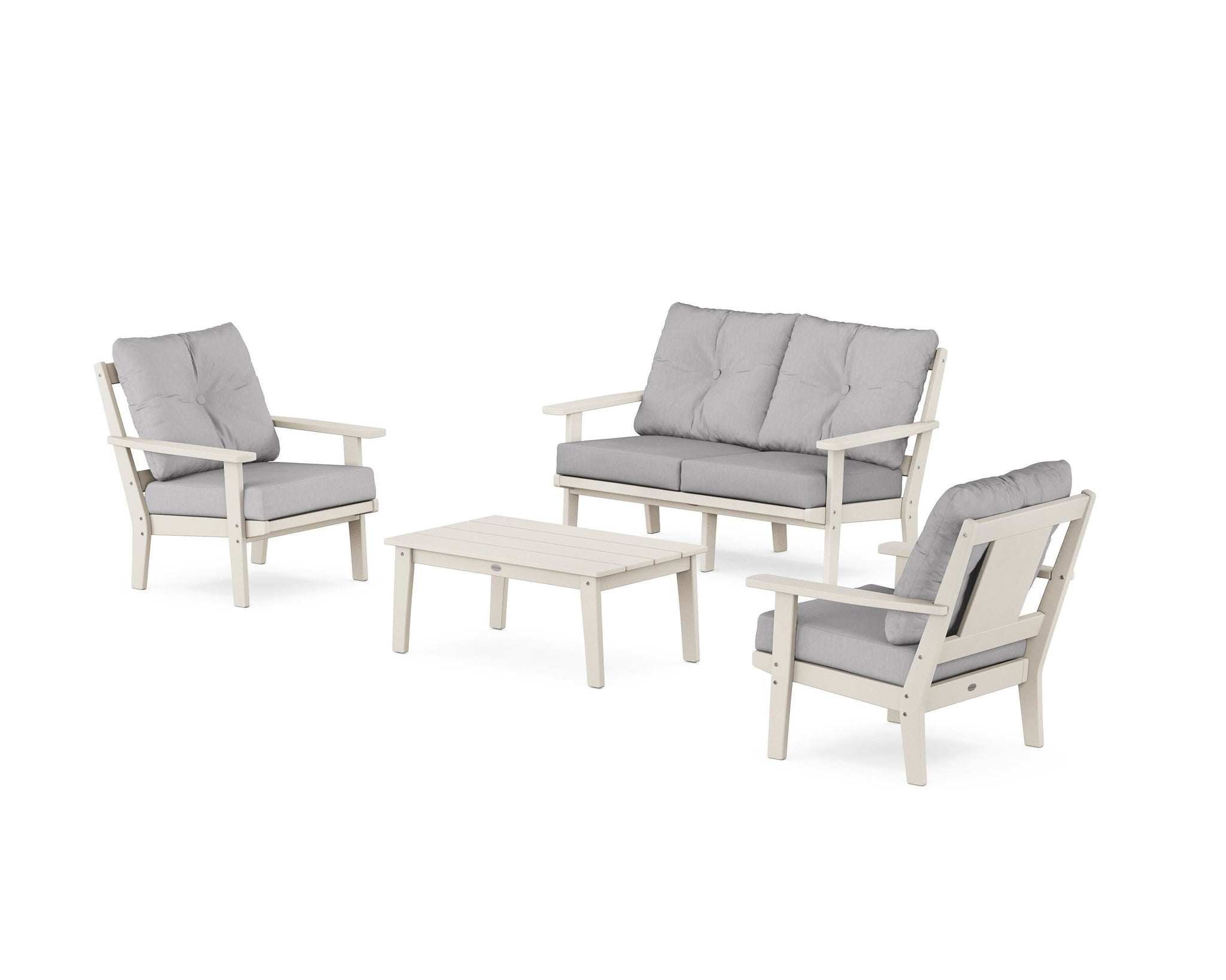 Prairie 4-Piece Deep Seating Set with Loveseat