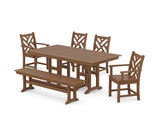 Chippendale 6-Piece Farmhouse Dining Set
