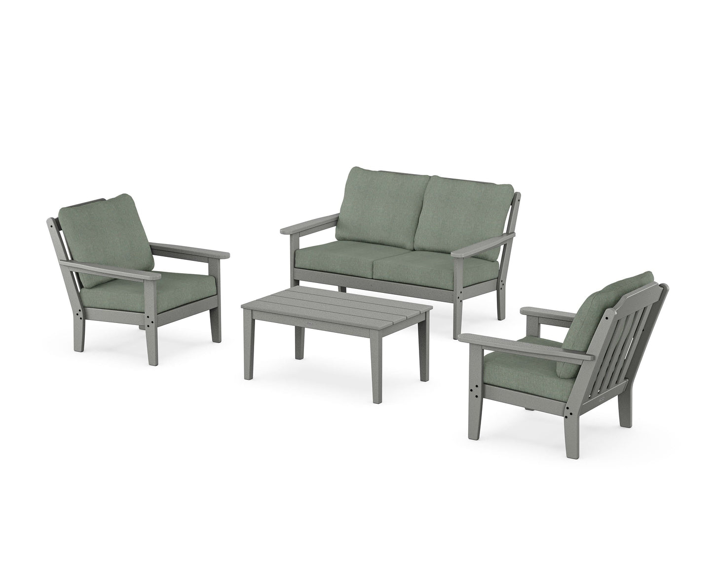 Cottage 4-Piece Deep Seating Set with Loveseat