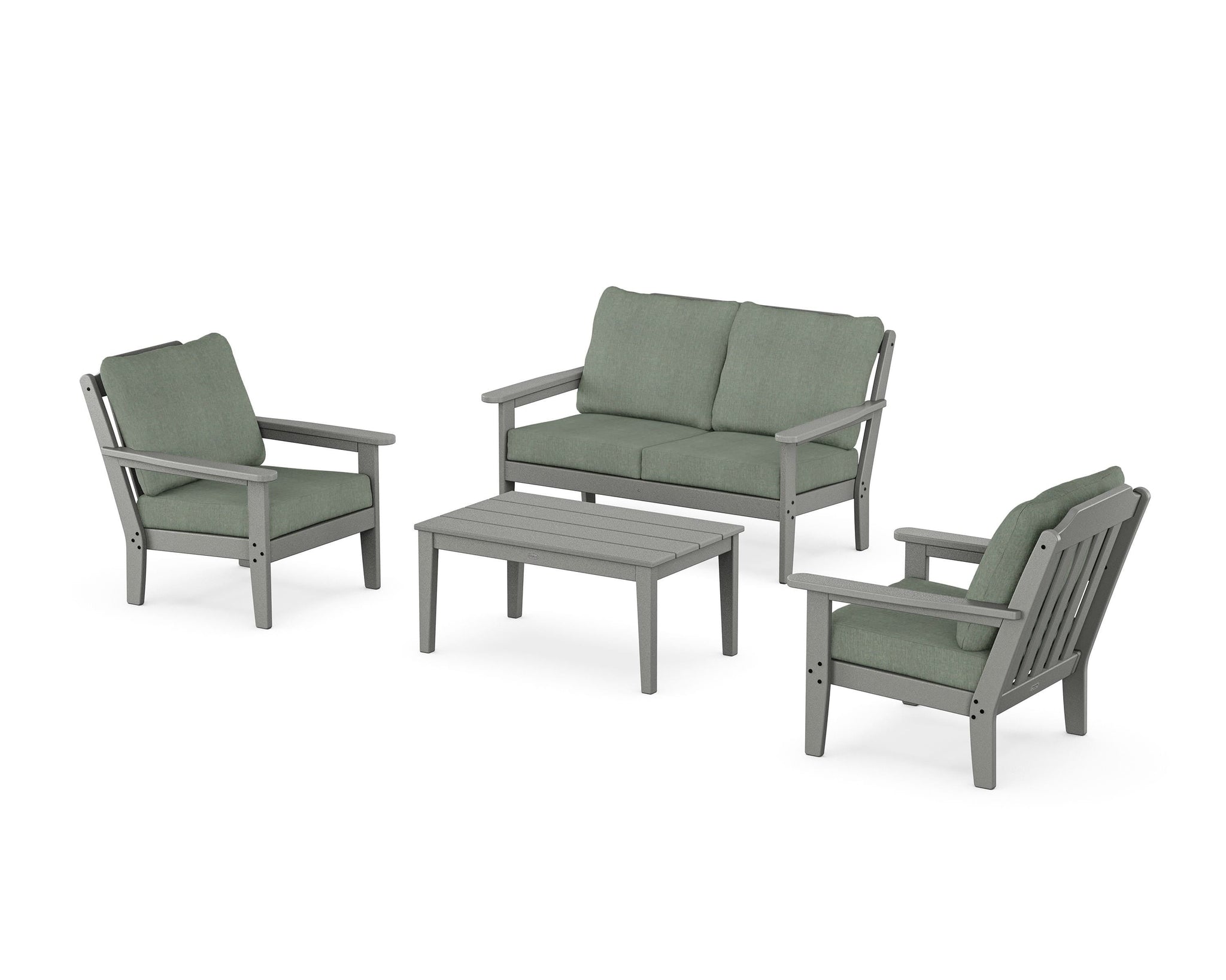 Cottage 4-Piece Deep Seating Set with Loveseat