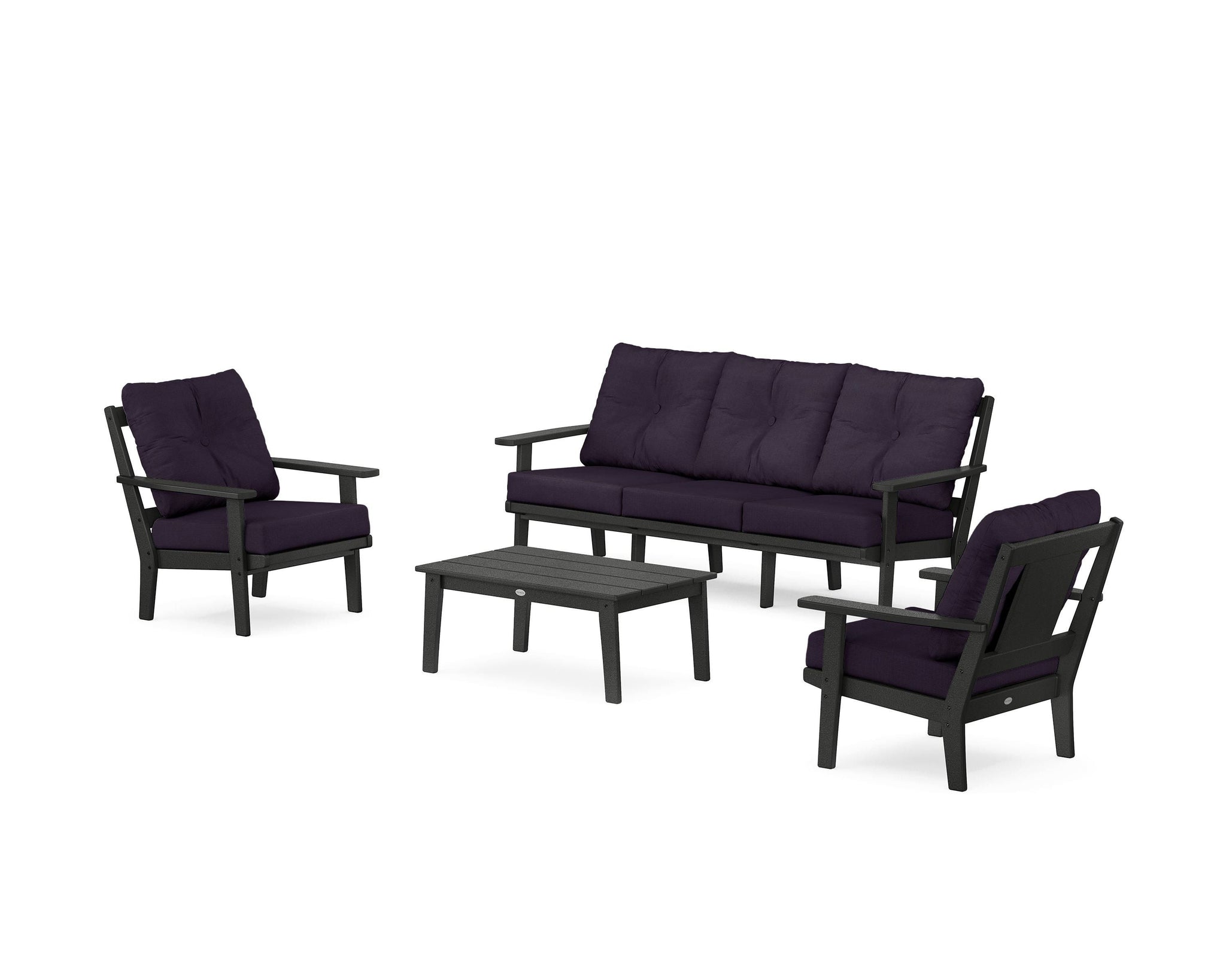 Prairie 4-Piece Deep Seating Set with Sofa