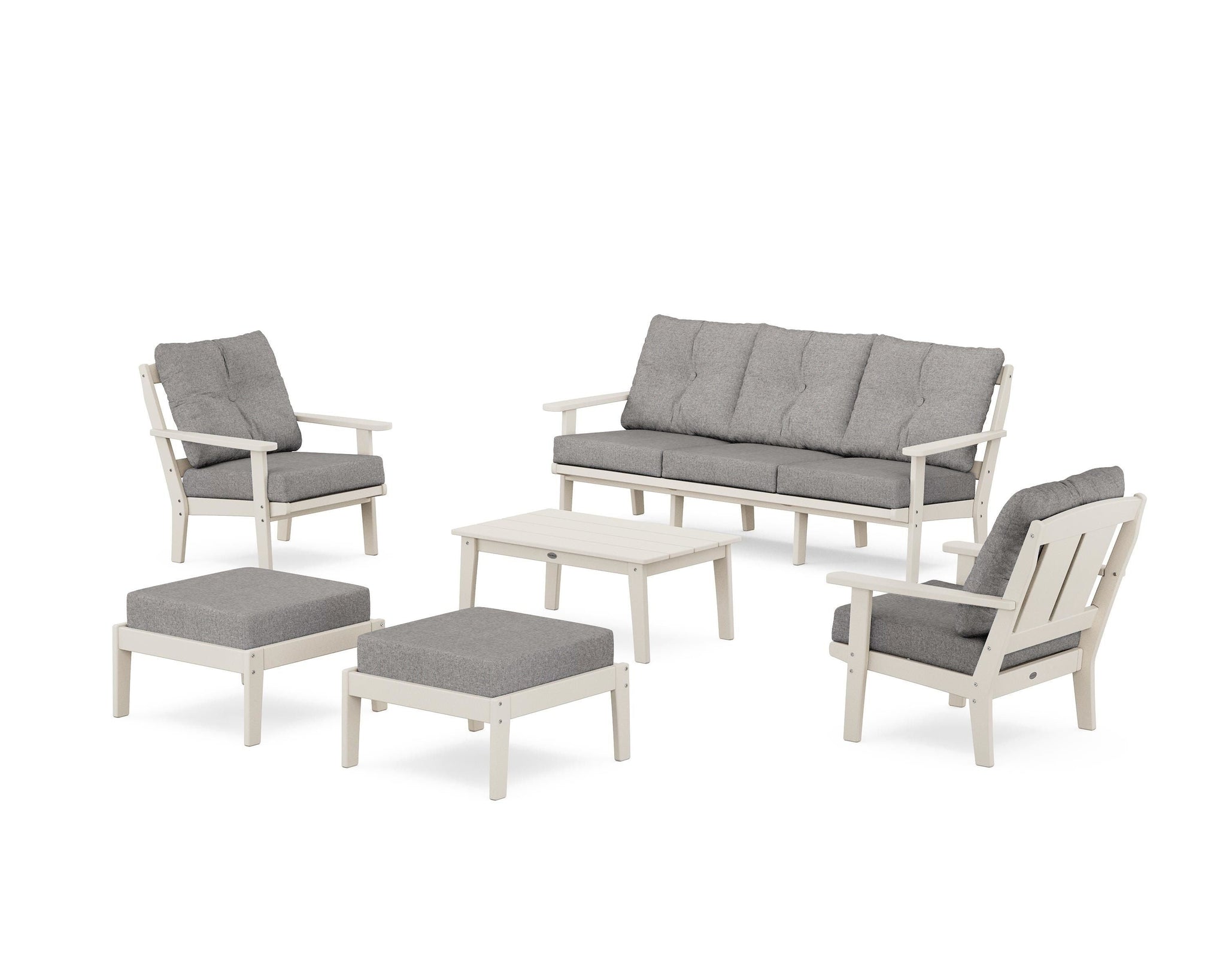 Mission 6-Piece Lounge Sofa Set