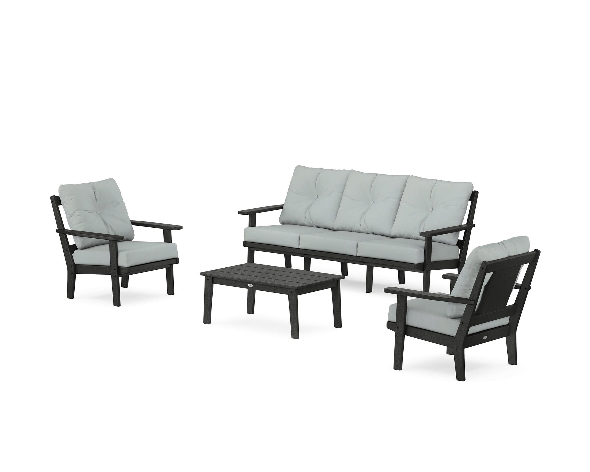 Prairie 4-Piece Deep Seating Set with Sofa