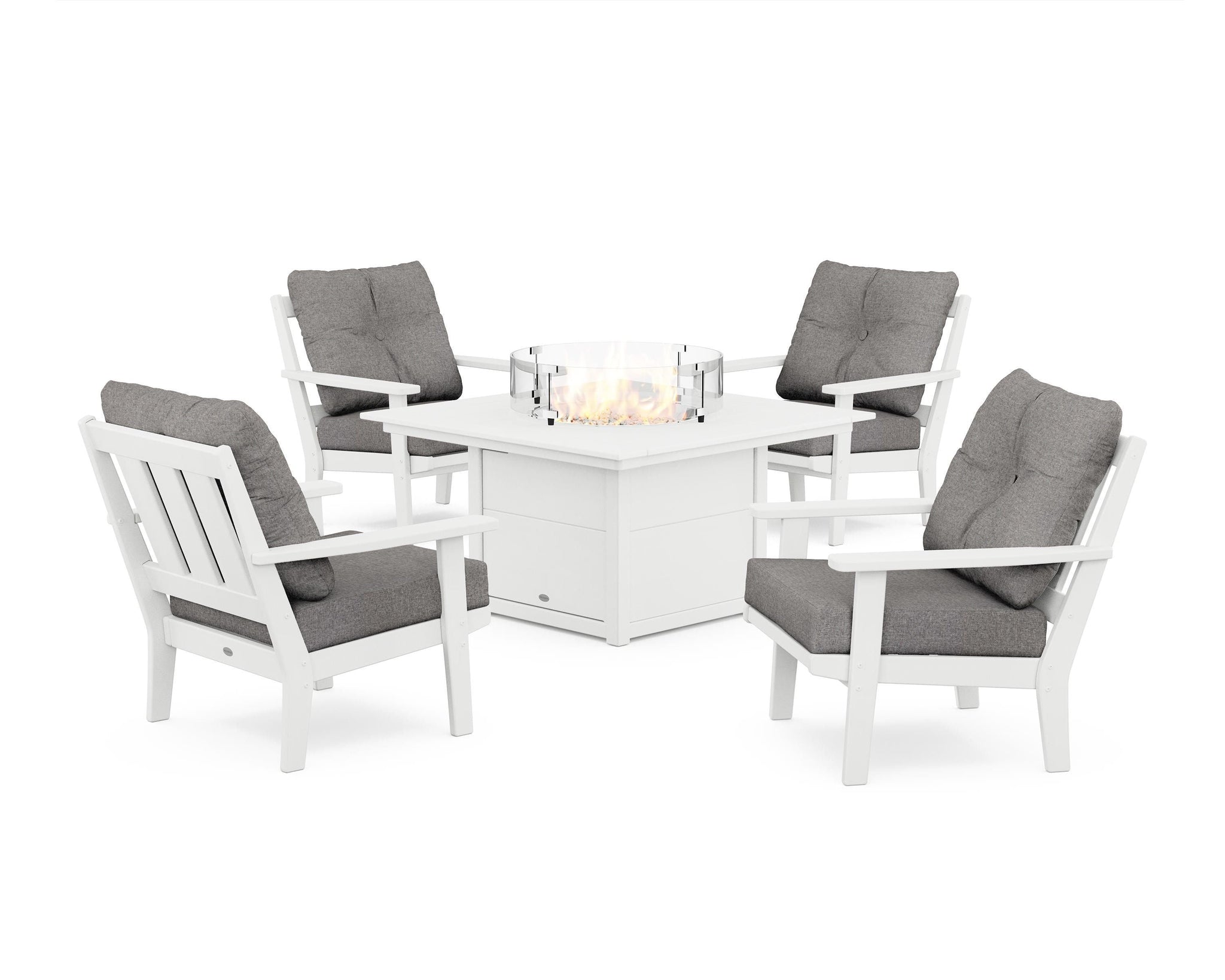 Oxford 5-Piece Deep Seating Set with Fire Pit Table