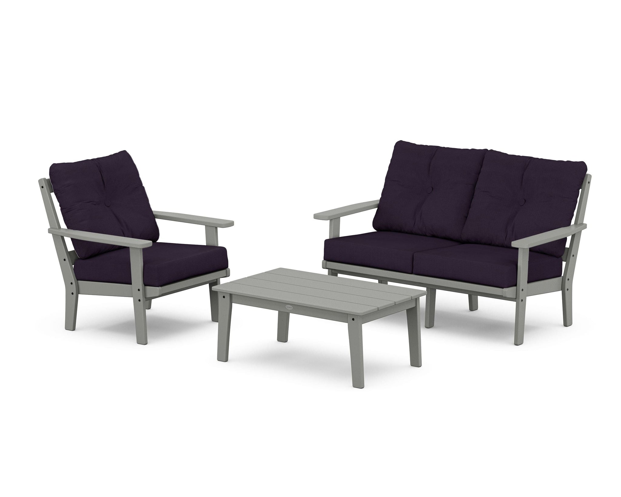 Prairie 3-Piece Deep Seating Set with Loveseat
