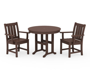 Oxford 3-Piece Farmhouse Dining Set