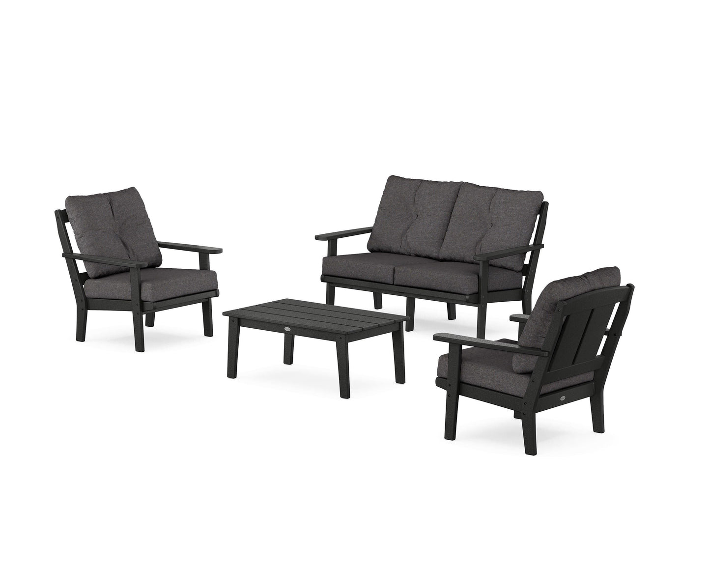 Mission 4-Piece Deep Seating Set with Loveseat